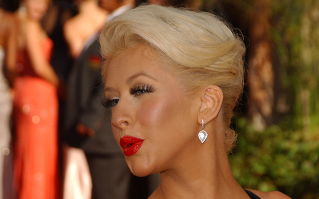 bigstock-Christina-Aguilera-arriving-a-58145711